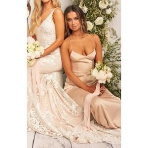 Show Me Your Mumu Godshaw Goddess Gown Bridesmaid Dress S